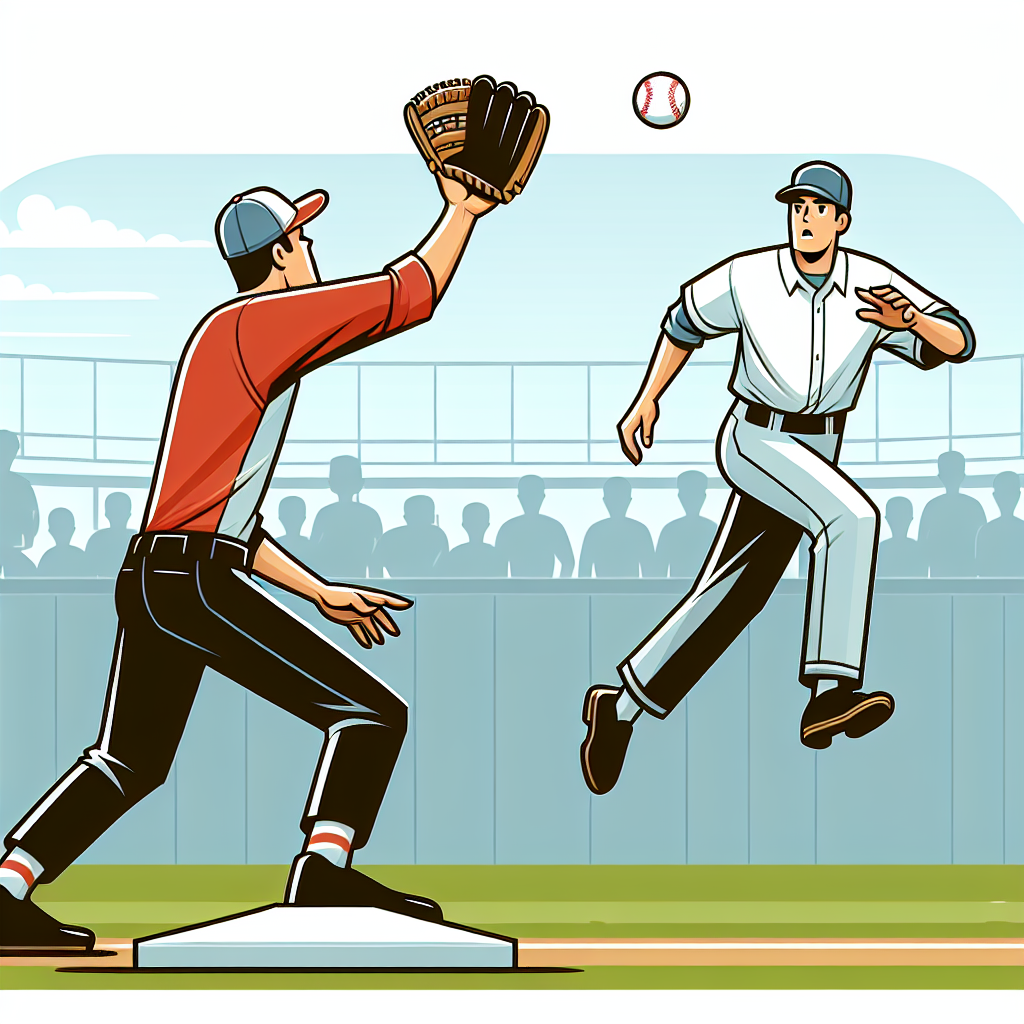 中職／張進德加練一壘 接弟弟傳來的球喊特別, professional blog illustration, high quality, suitable for blog post, no text or watermarks