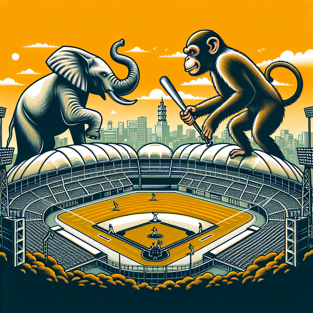 台灣大賽賽程公告！18日大巨蛋象猿爭霸　頒獎典禮11/5移師高雄, professional blog illustration, high quality, suitable for blog post, no text or watermarks