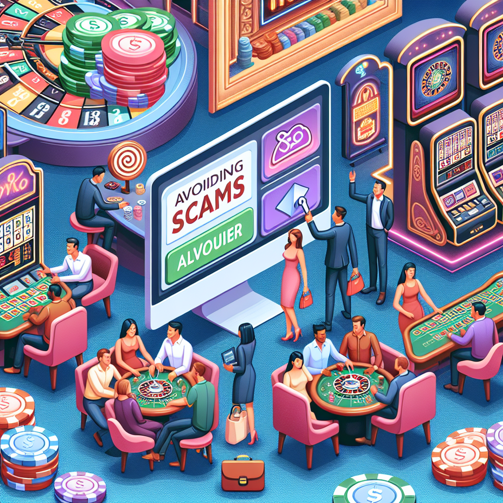如何避免娛樂城詐騙, professional blog illustration, high quality, suitable for blog post, no text or watermarks