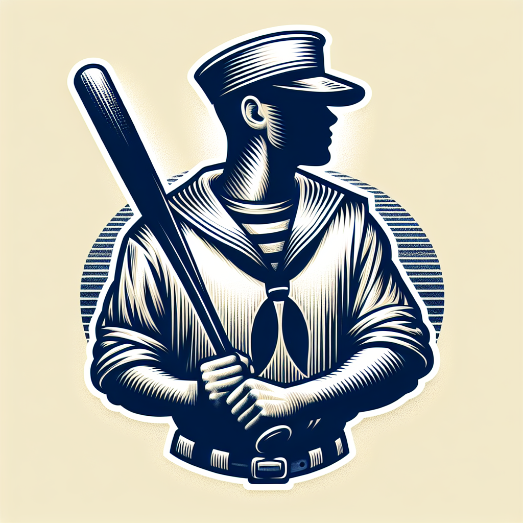 水手mlb, modern digital art style, high quality, suitable for blog post, no text or watermarks