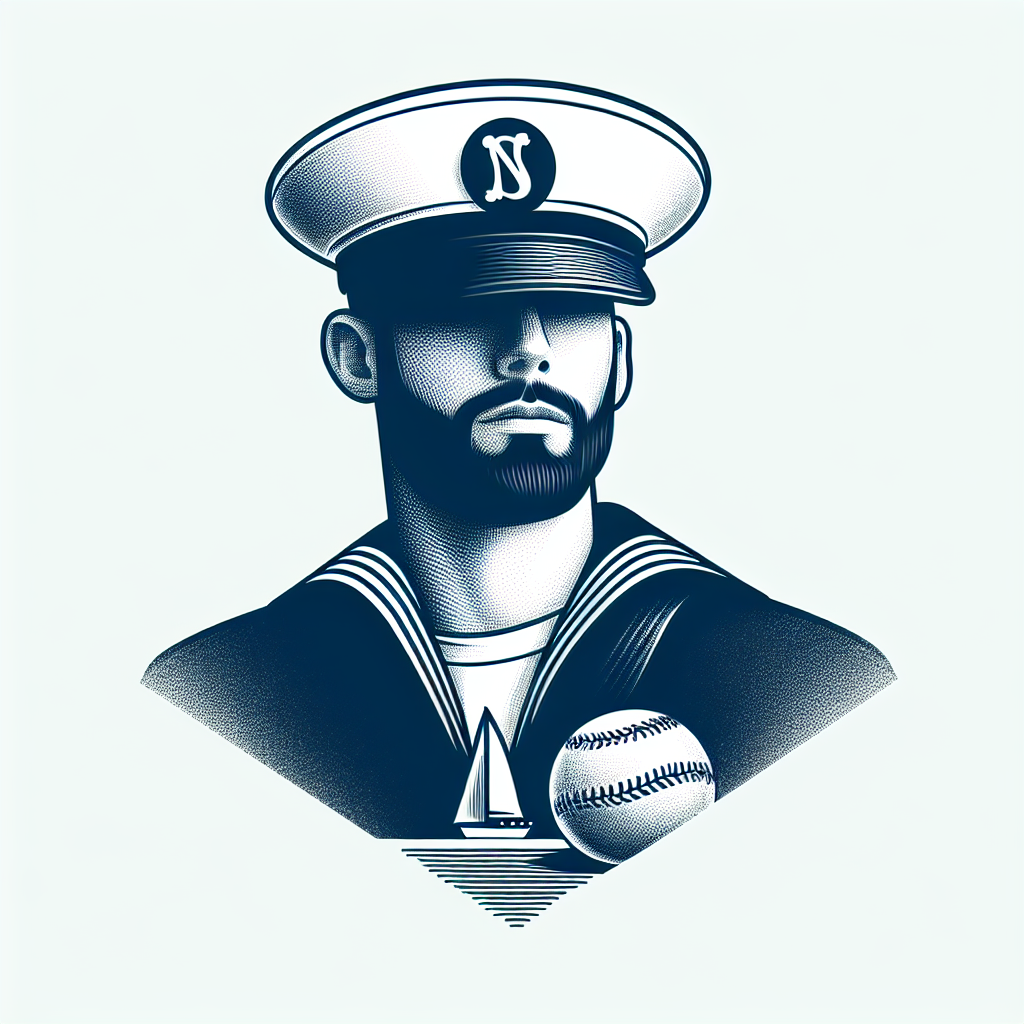 水手mlb, clean and minimalist design, high quality, suitable for blog post, no text or watermarks