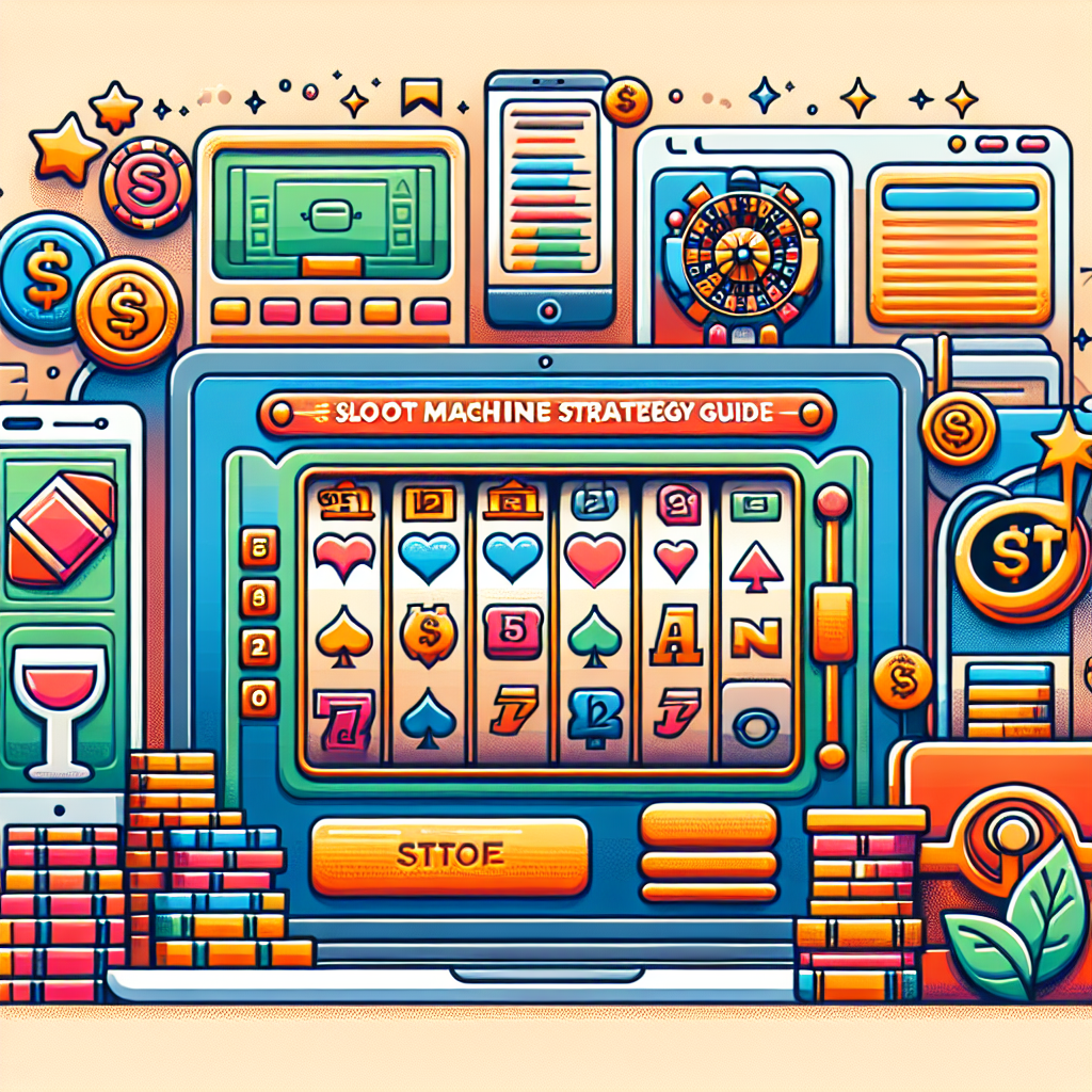 老虎機攻略, modern digital art style, high quality, suitable for blog post, no text or watermarks