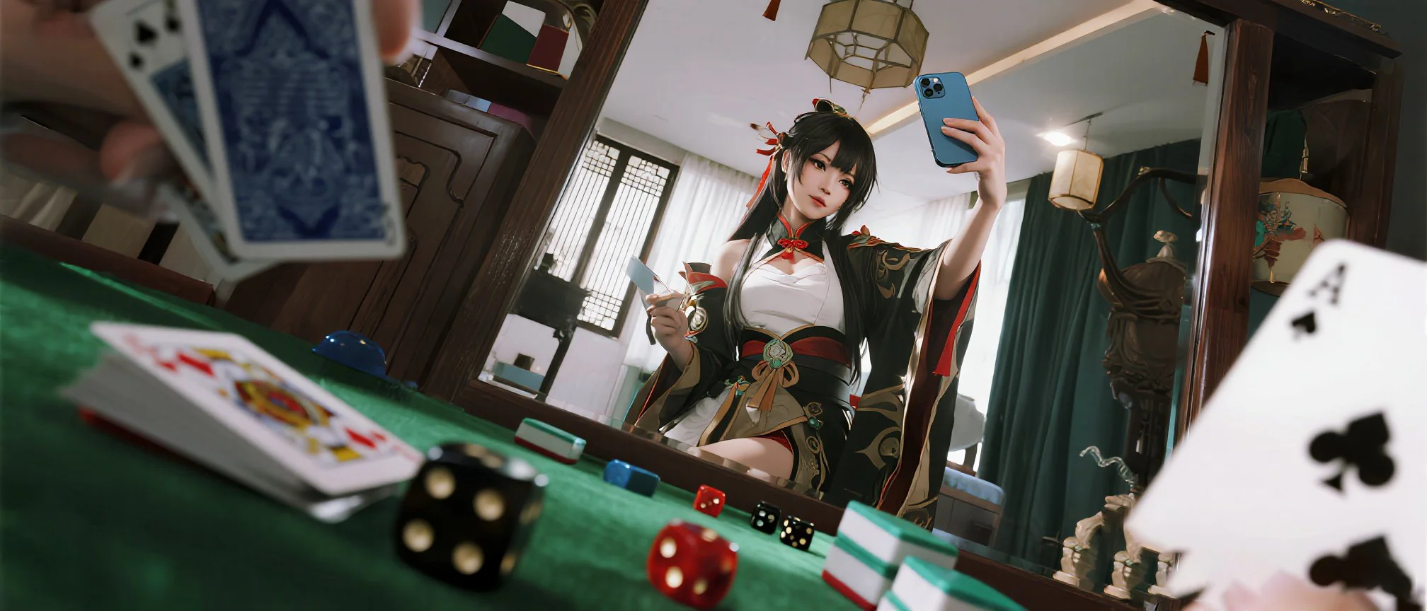 百家樂路單分析示意圖-五種路單顯示介面